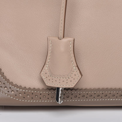 Hermes Swift Ghillies Birkin 35 Argile Etoupe 14 of 38