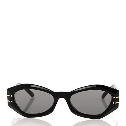 Christian Dior Acetate DiorSignature B1U Butterfly Sunglasses Black 2 of 8