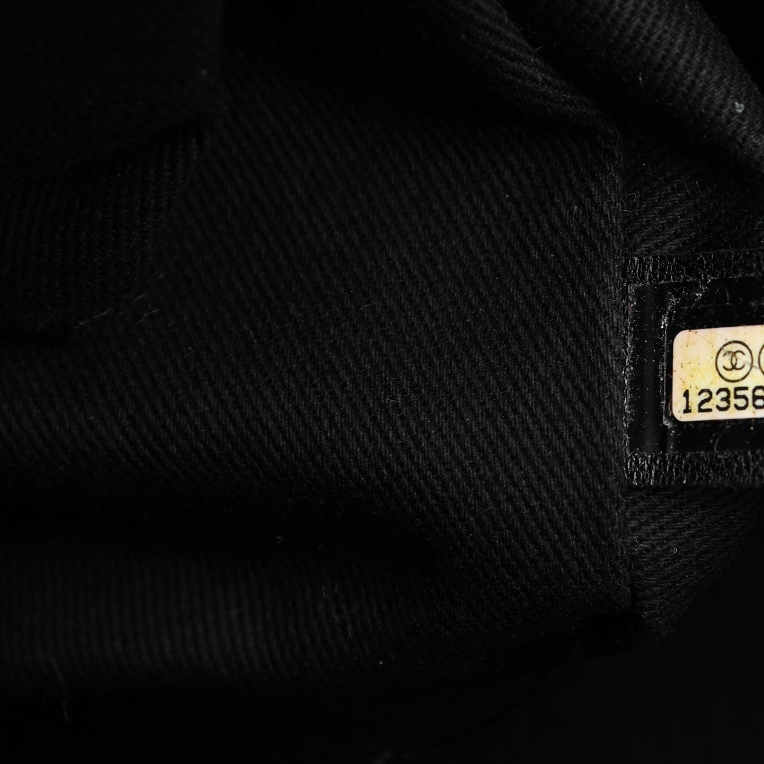 Chanel Lambskin Jersey Scales Camera Case Black 7 of 13