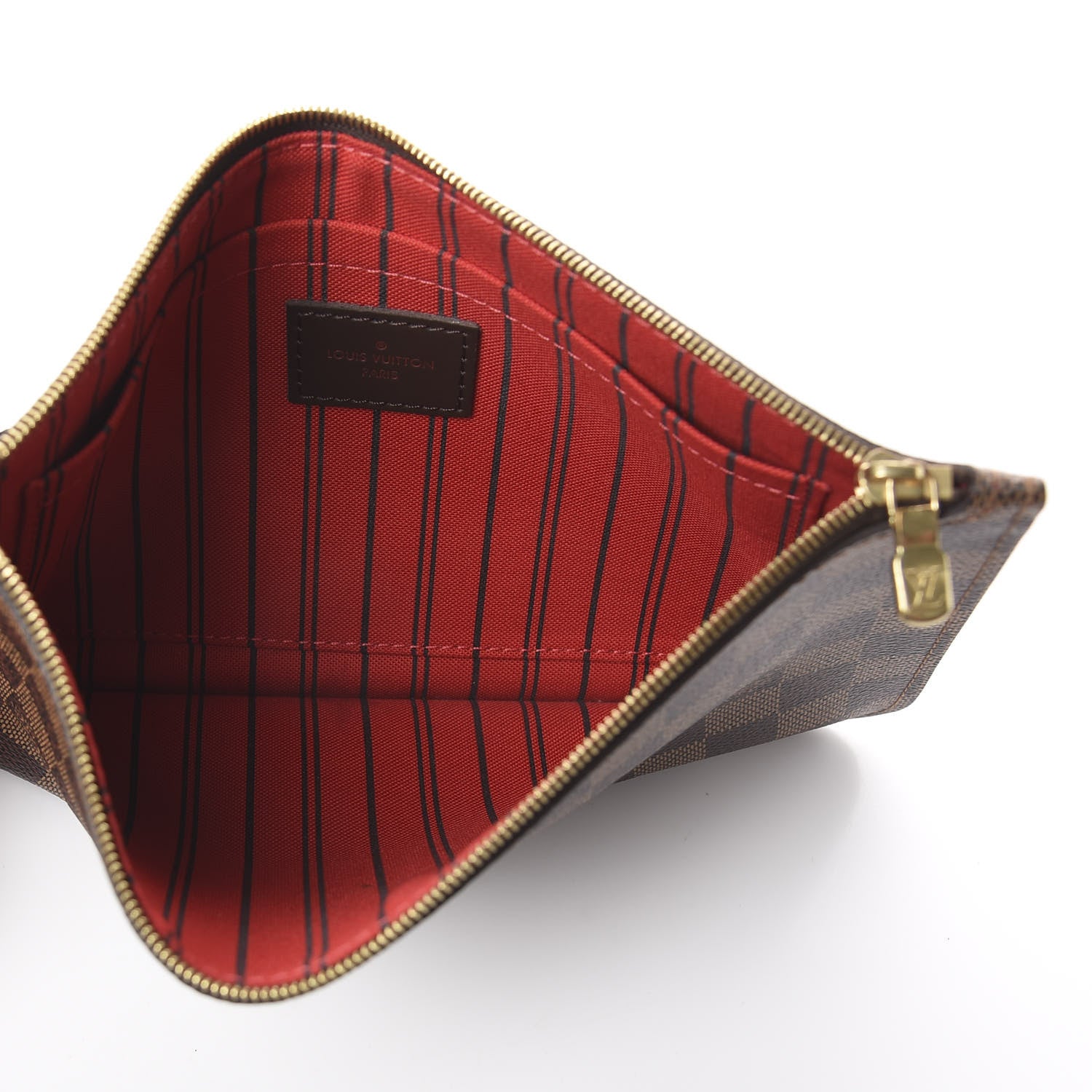 Louis Vuitton Damier Ebene Neverfull MM GM Pochette 4 of 6