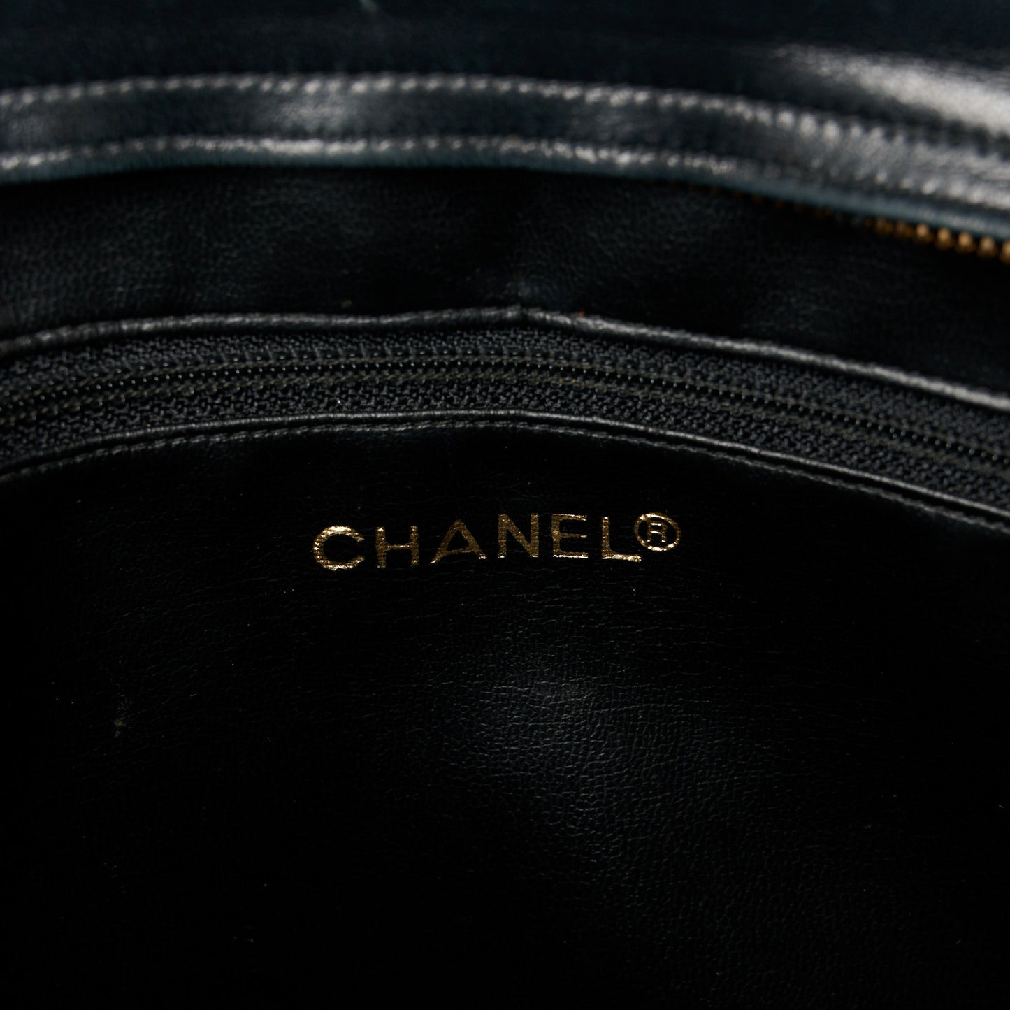 Lambskin Quilted Shoulder Bag Black