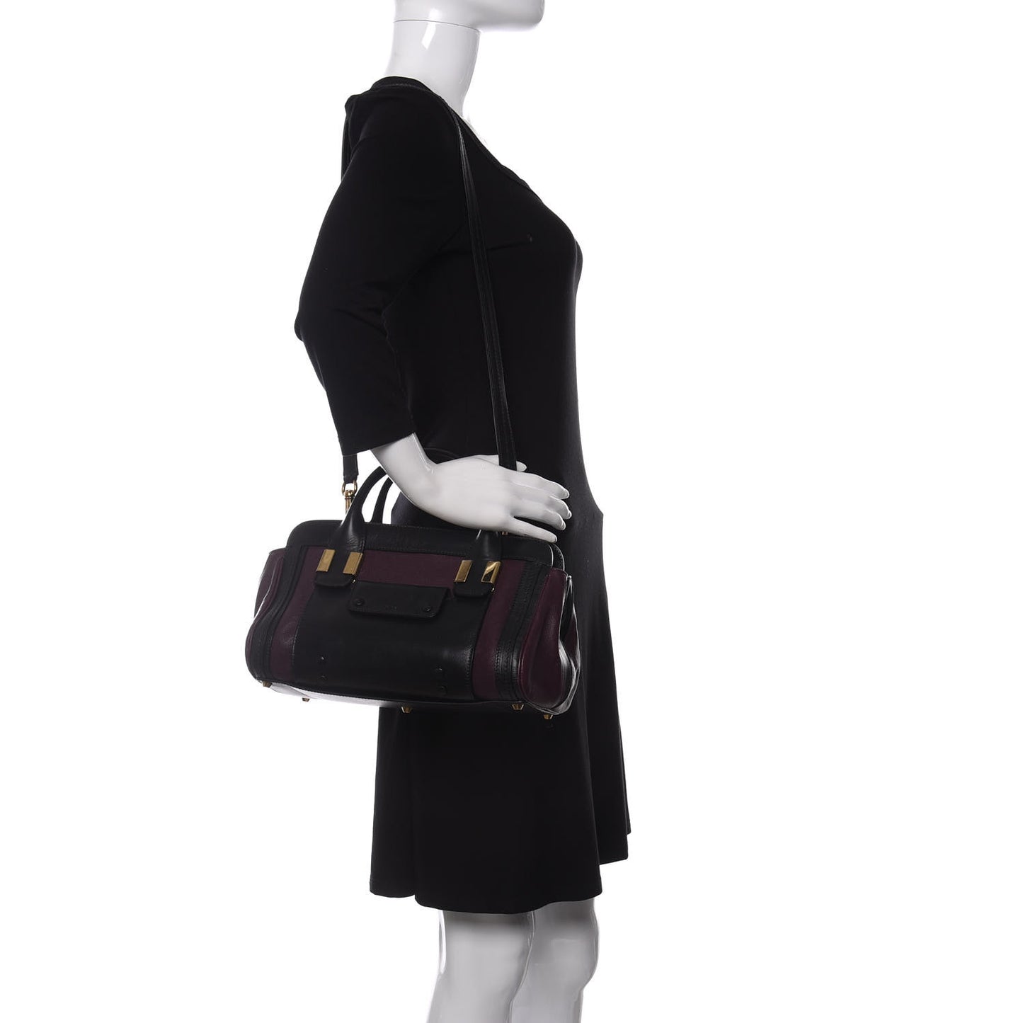 Calfskin Mini Alice Satchel Wild Purple
