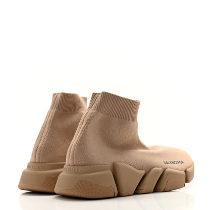 Balenciaga Technical 3D Recycled Knit Womens Speed 2.0 Sneakers 37 Monocolor Beige 4 of 9