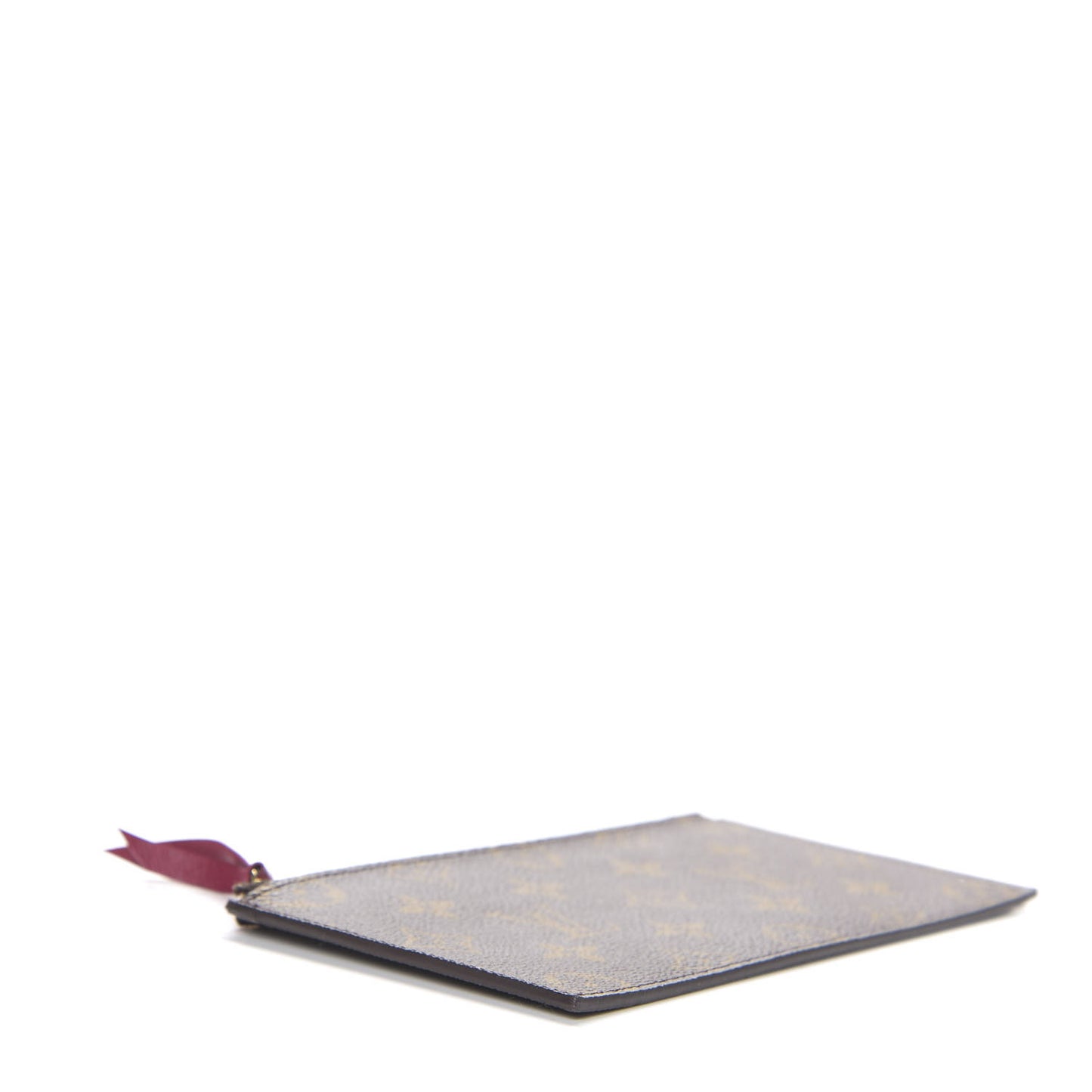Monogram Felicie Chain Wallet Zippered Insert Fuchsia