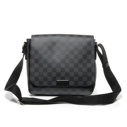 Louis Vuitton Damier Graphite District PM 1 of 8