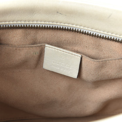 Gucci Calfskin Matelasse Small GG Marmont Chain Shoulder Bag White 8 of 11