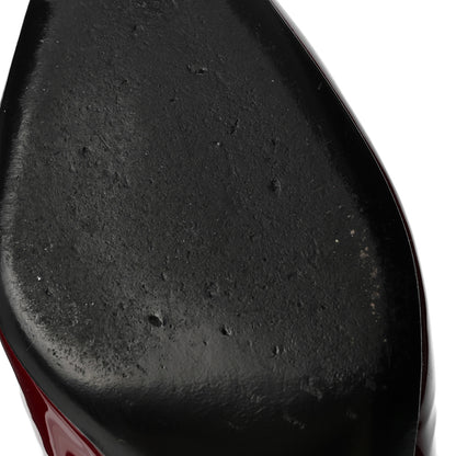 Gucci Vernice Crystal Nappa Charlotte Signoria 45mm Slingback Pumps 37 Rosso Ancora 9 of 9
