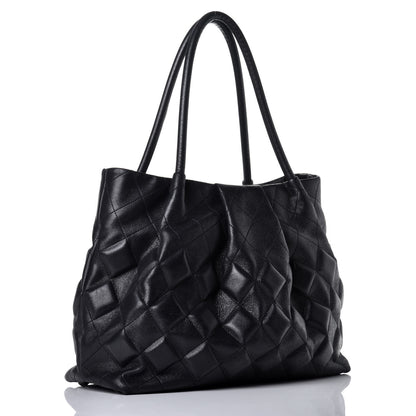 Chanel Calfskin Sloane Square Tote Black 3 of 9