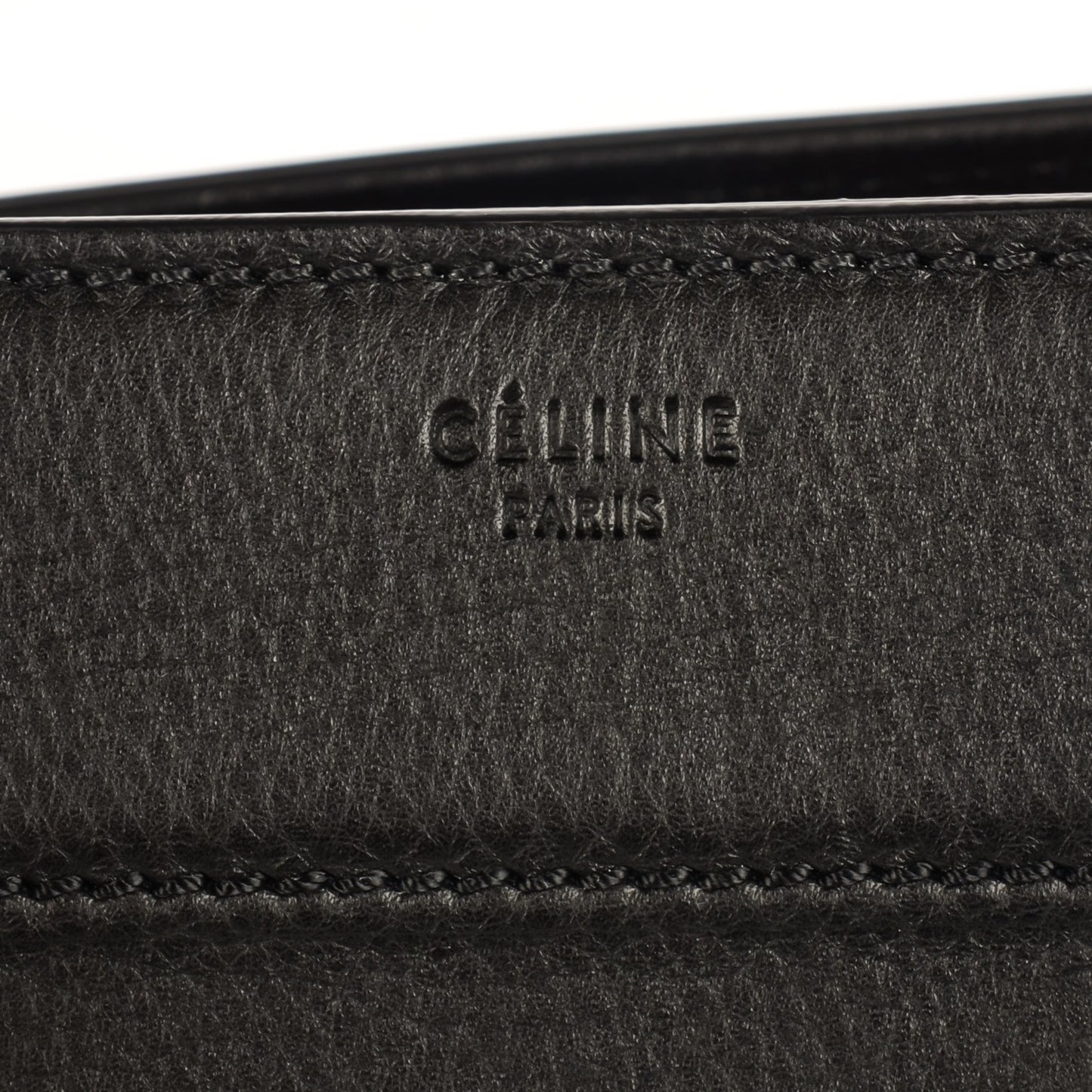 Supple Calfskin Medium Phantom Luggage Black