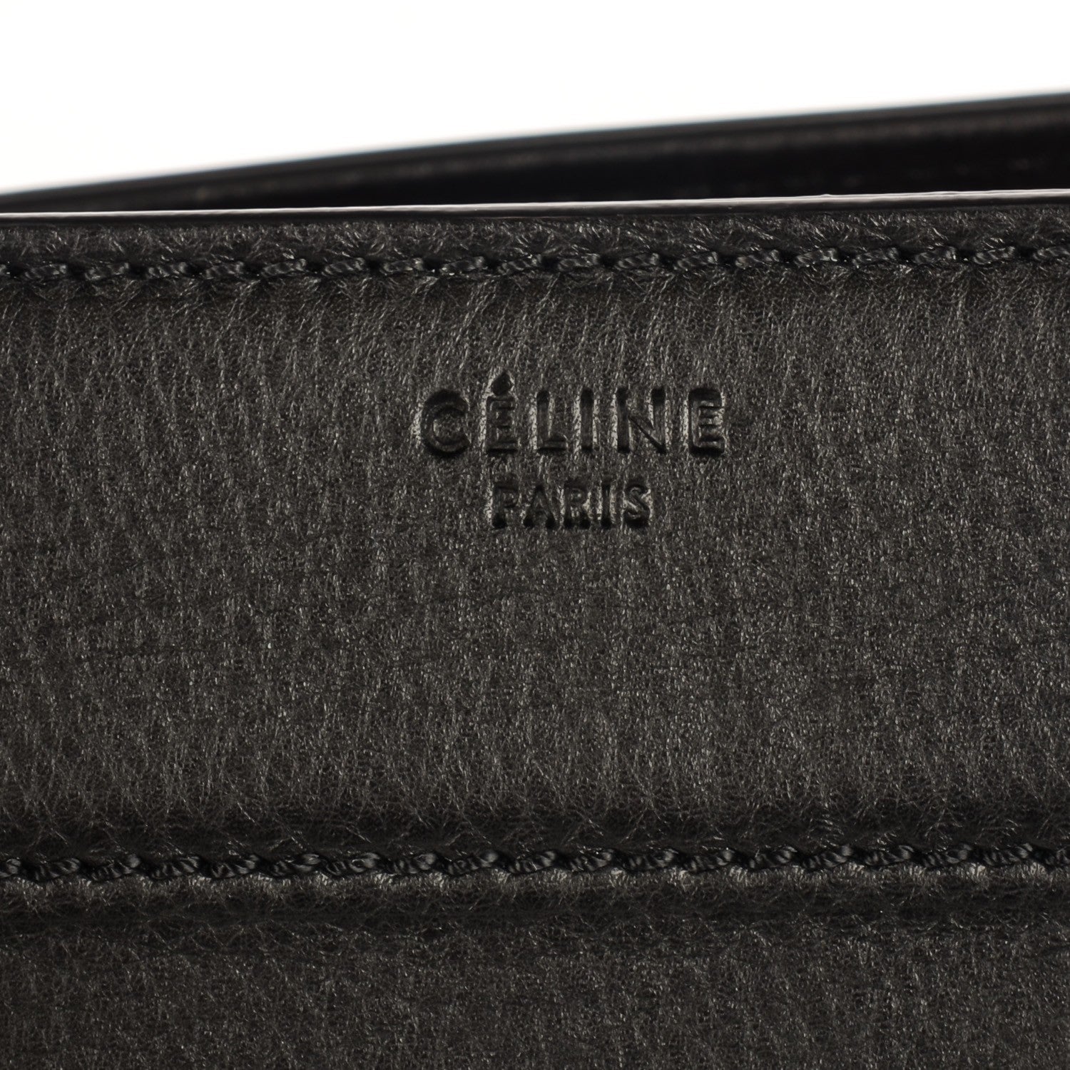 Celine Supple Calfskin Medium Phantom Luggage Black 3 of 8