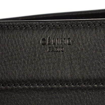 Celine Supple Calfskin Medium Phantom Luggage Black 3 of 8