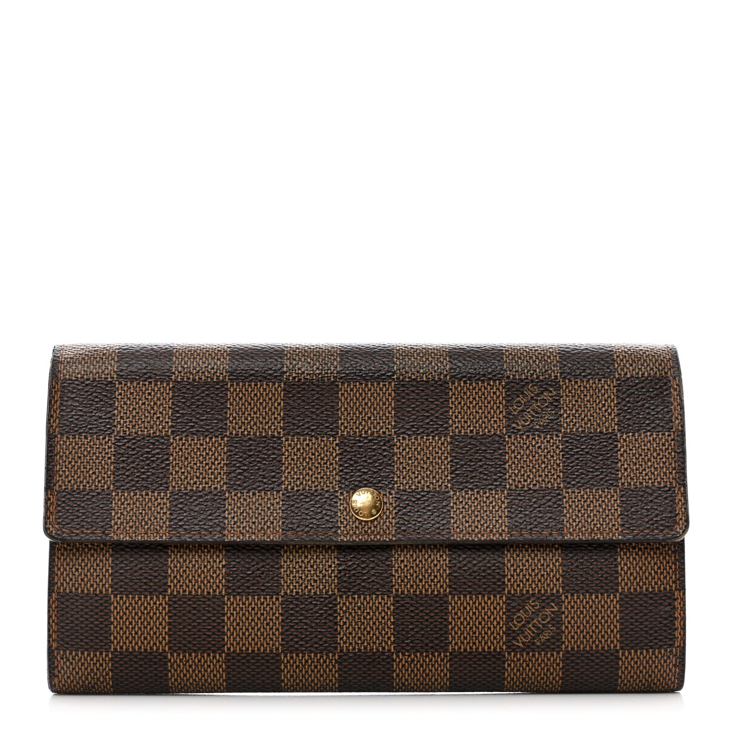 Louis Vuitton Damier Ebene Sarah Wallet 1 of 9