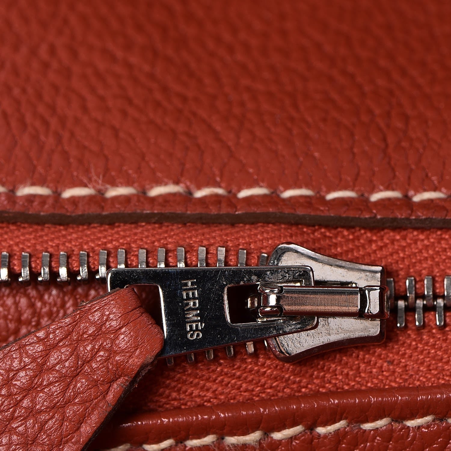 Hermes Taurillon Clemence Birkin 35 Sanguine 11 of 32