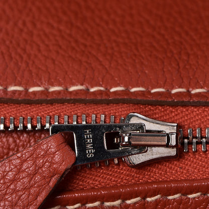 Hermes Taurillon Clemence Birkin 35 Sanguine 11 of 32