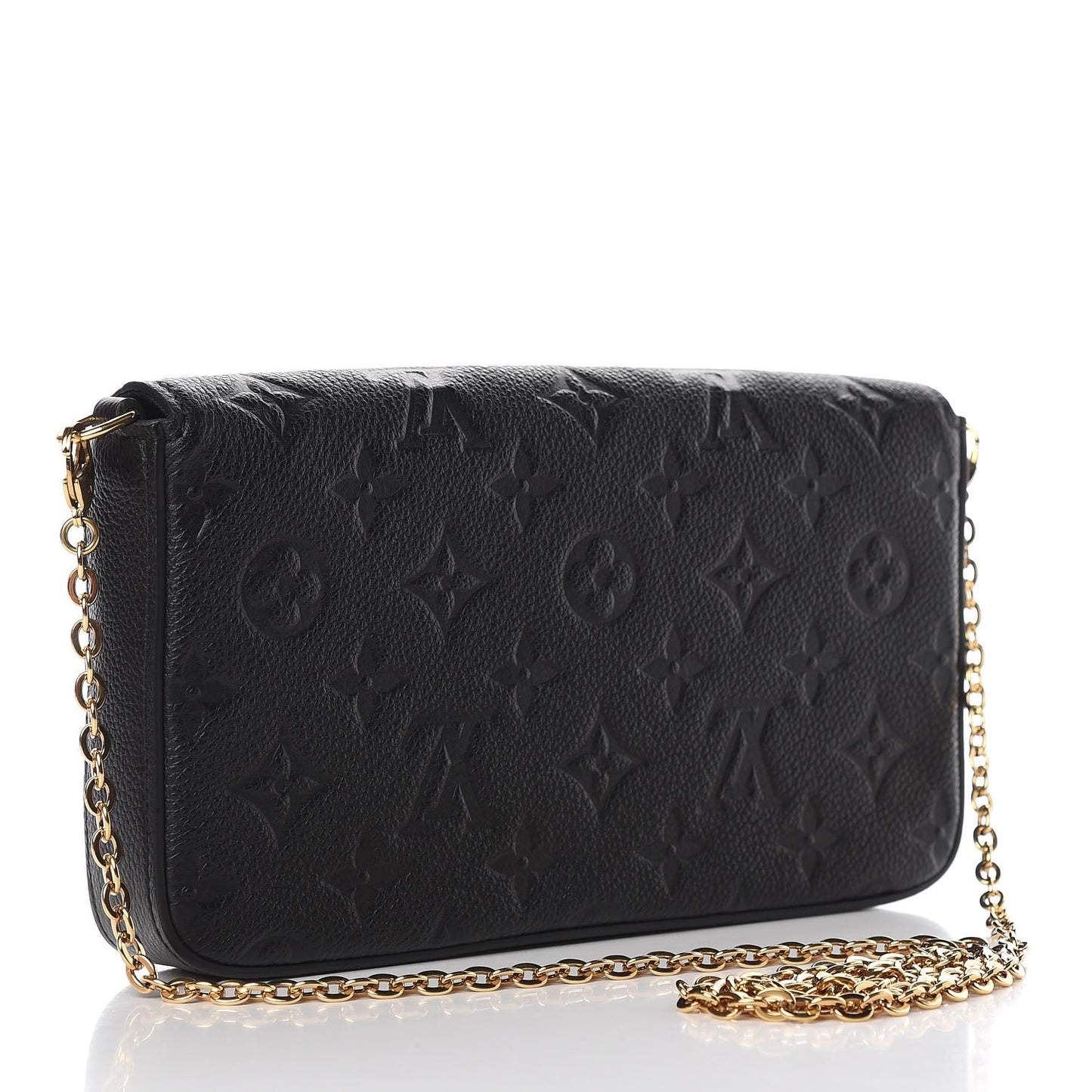 Empreinte Pochette Felicie Chain Wallet Black