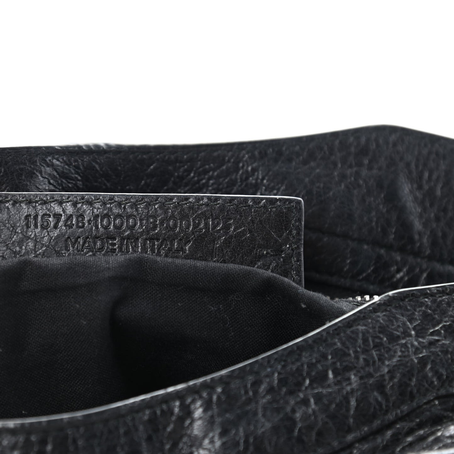 Agneau Classic Silver Hardware City Black