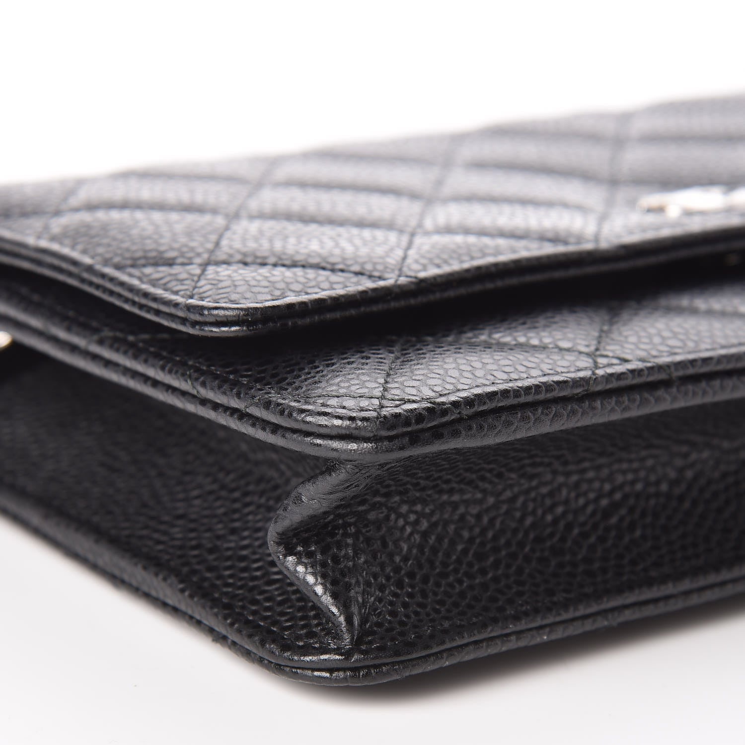 Chanel Caviar Quilted Wallet On Chain WOC Black 8 of 10