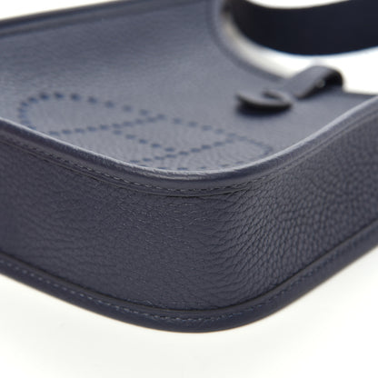 Hermes Taurillon Clemence Evelyne TPM Bleu Nuit 9 of 10