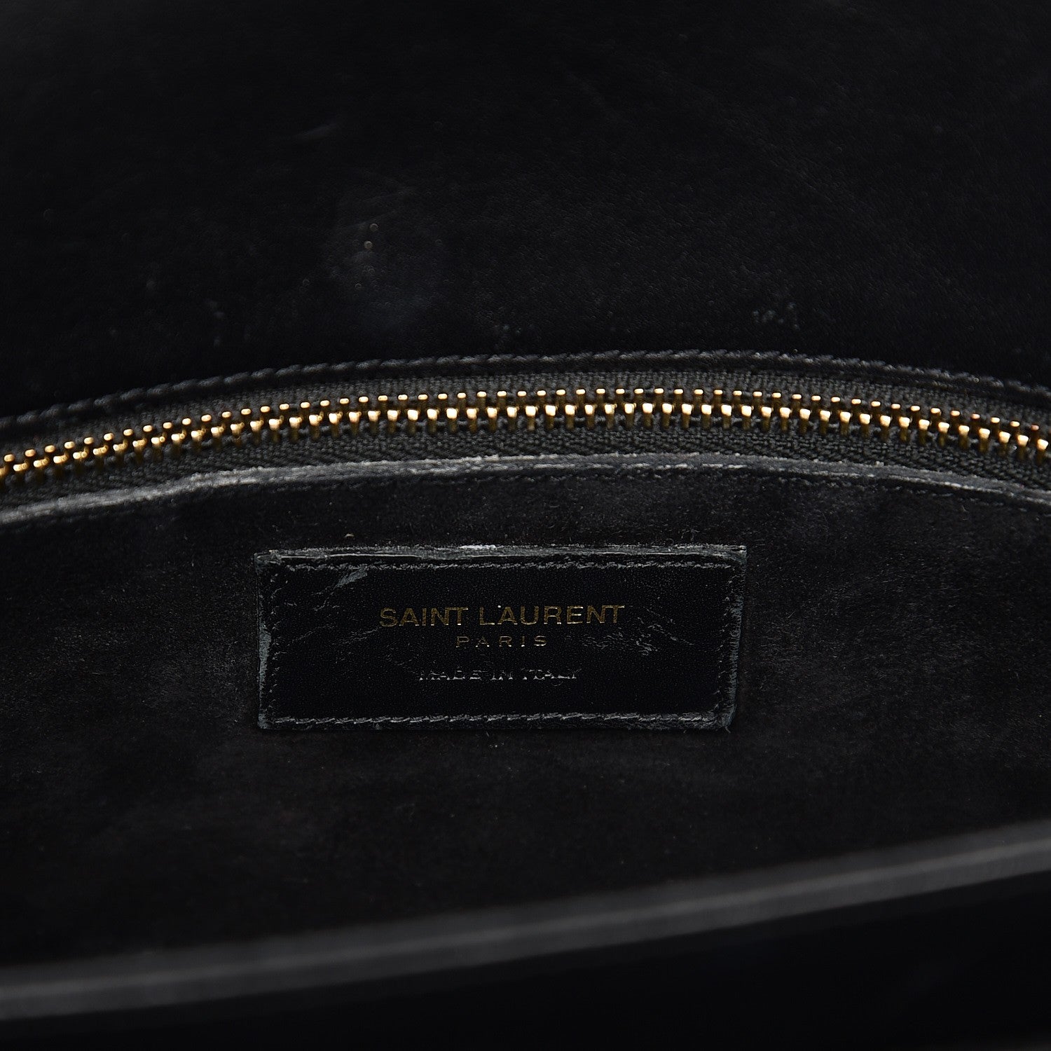 Saint Laurent Smooth Calfskin Medium Classic Monogram Universite Bag Black 6 of 20