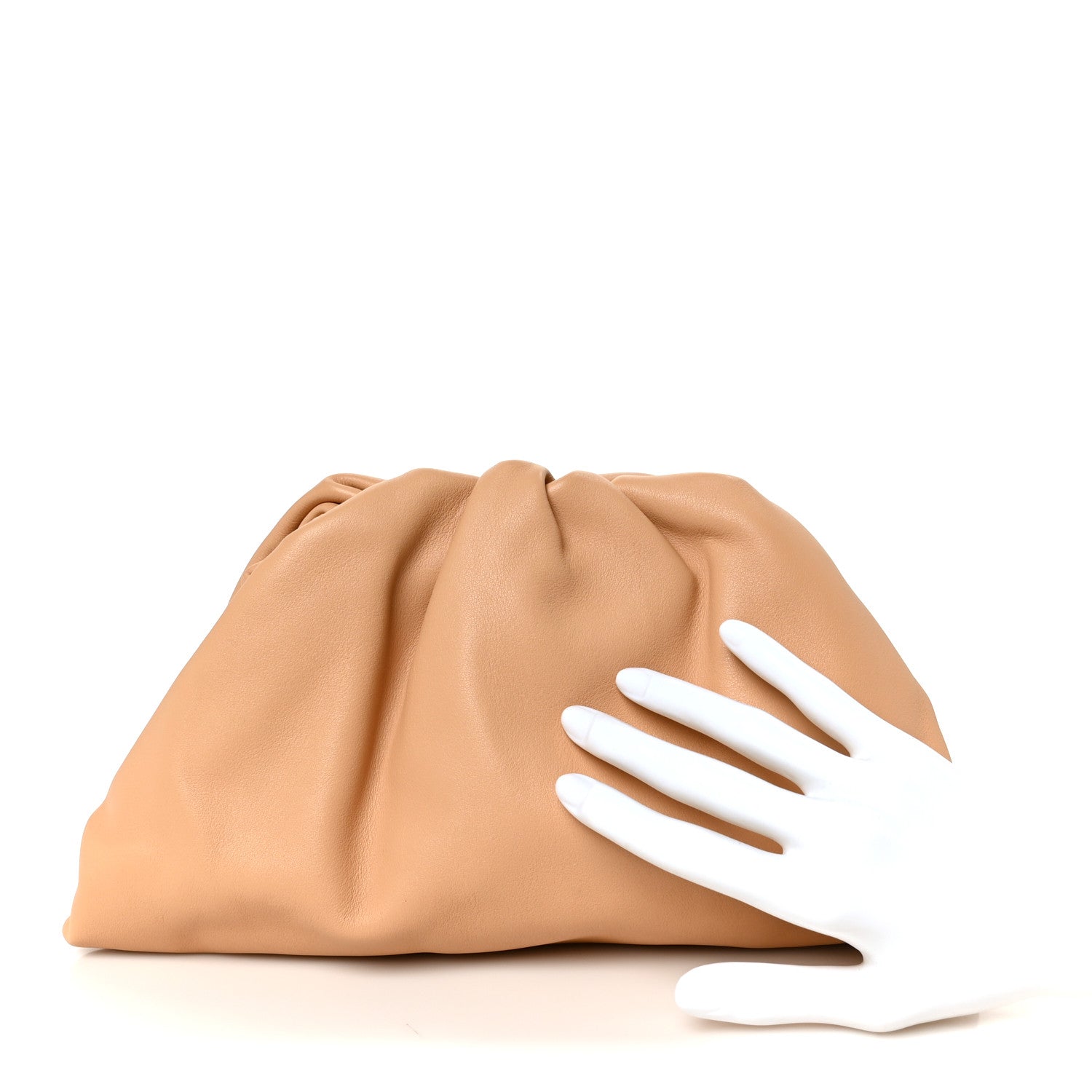 Bottega Veneta Calfskin Teen Pouch Caramel 2 of 11