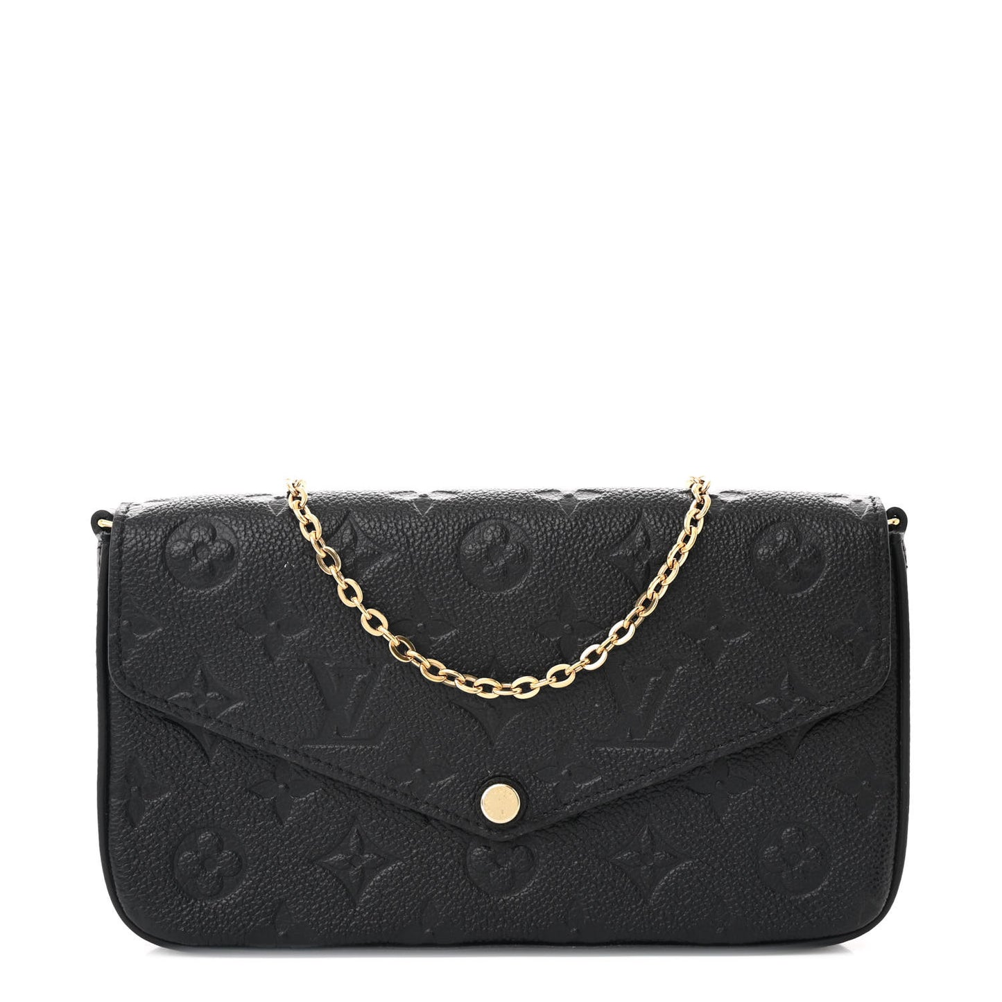 Empreinte Pochette Felicie Chain Wallet Black