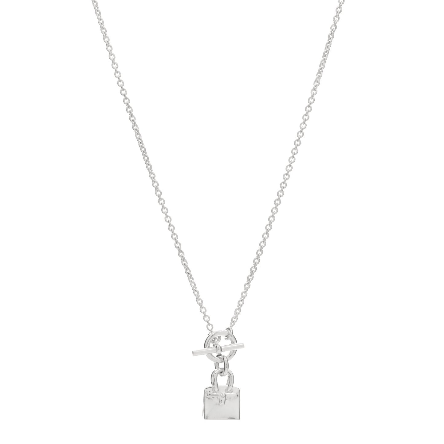 Sterling Silver Birkin Amulette Pendant Necklace