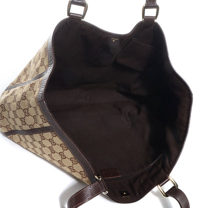 Gucci Monogram Abbey Large Tote Dark Brown 5 of 8