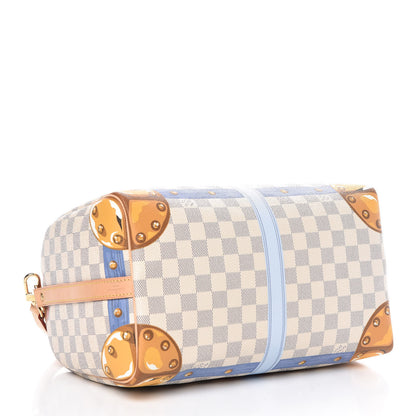 Louis Vuitton Damier Azur Summer Trunks Speedy Bandouliere 30 5 of 11