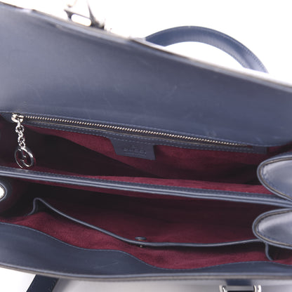 Gucci Regent Calfskin Medium Lady Lock Satchel Caspian 5 of 11