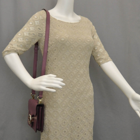 Gucci Calfskin 1973 Shoulder Flap Bag Mauve 2 of 9