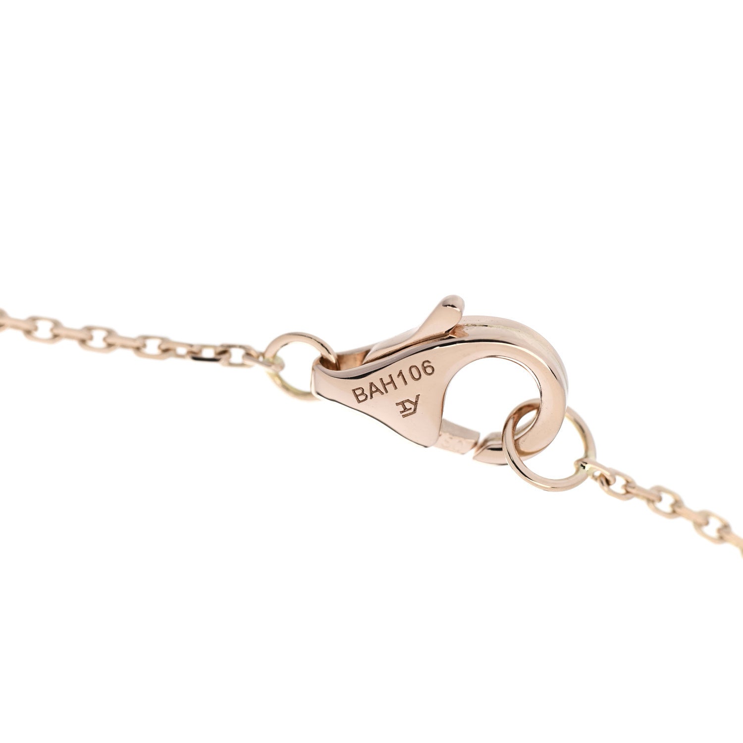 Cartier 18K Pink Gold Diamond Pink Opal Amulette de Cartier Bracelet 4 of 5