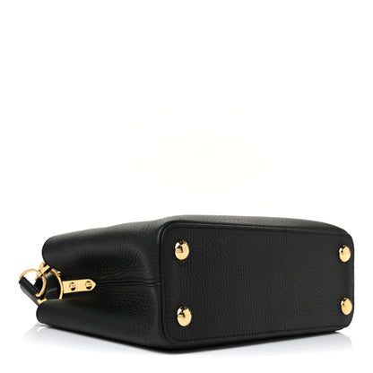 Louis Vuitton Taurillon Capucines BB Black 4 of 10