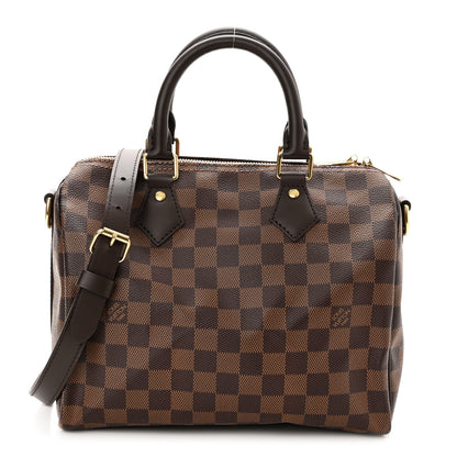 Louis Vuitton Damier Ebene Speedy Bandouliere 25 1 of 9