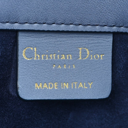 Christian Dior Gradient Smooth Calfskin Embossed Medium Book Tote Indigo Blue 6 of 12