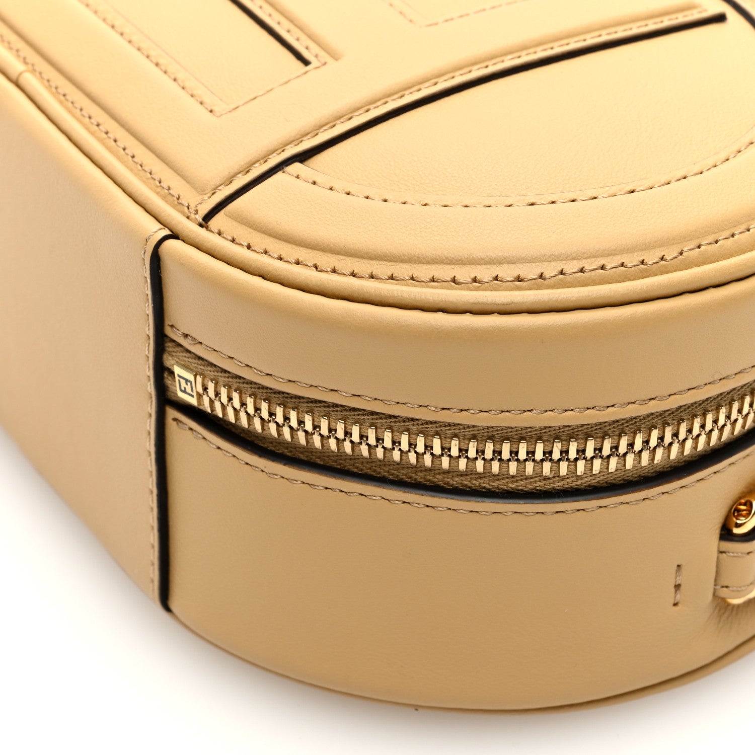 Fendi Vitello Grace Matte O'Lock Mini Camera Case Sahara 10 of 10