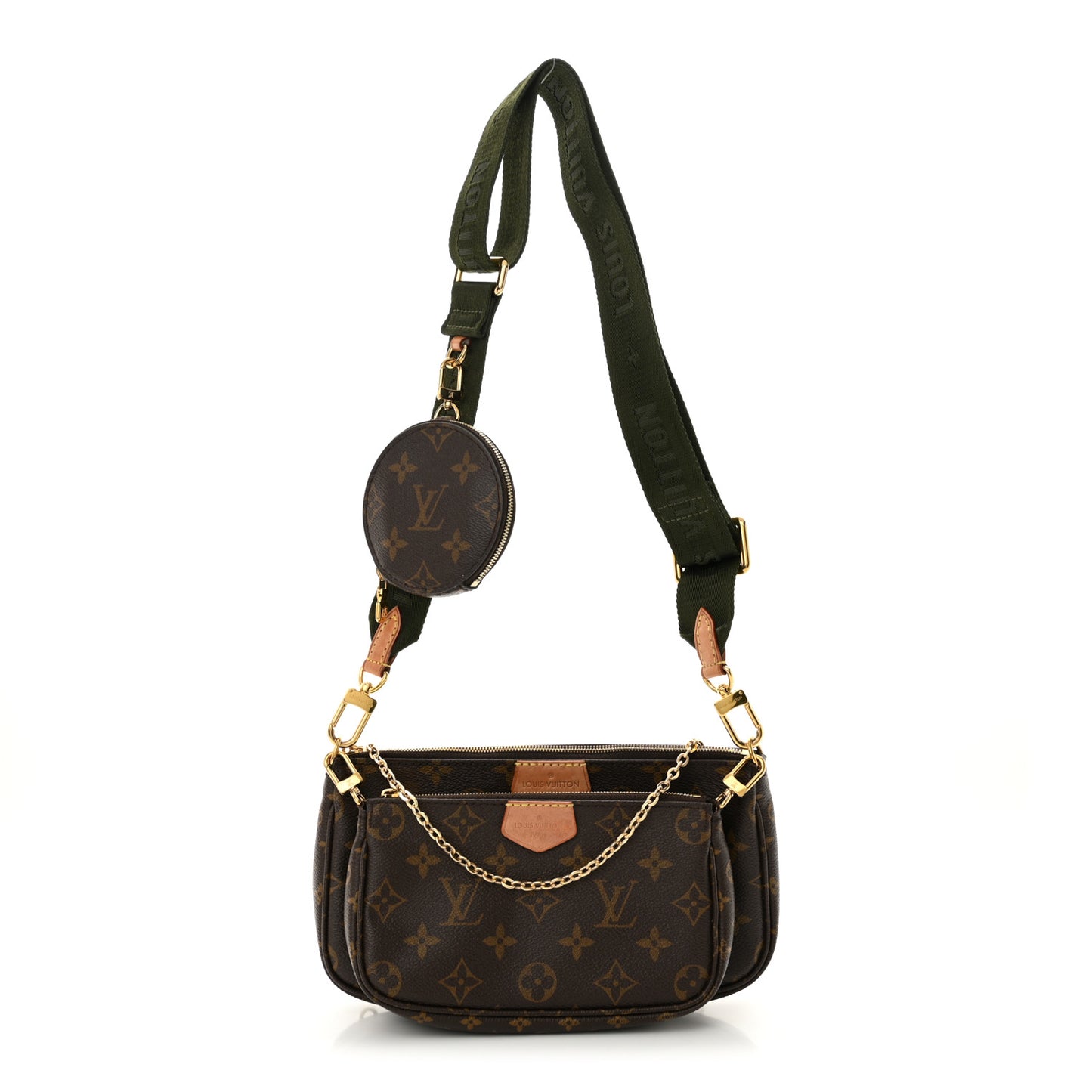 Monogram Multi Pochette Accessories Kaki