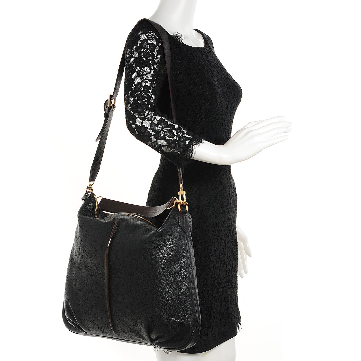 Louis Vuitton Mahina Selene PM Black 2 of 8