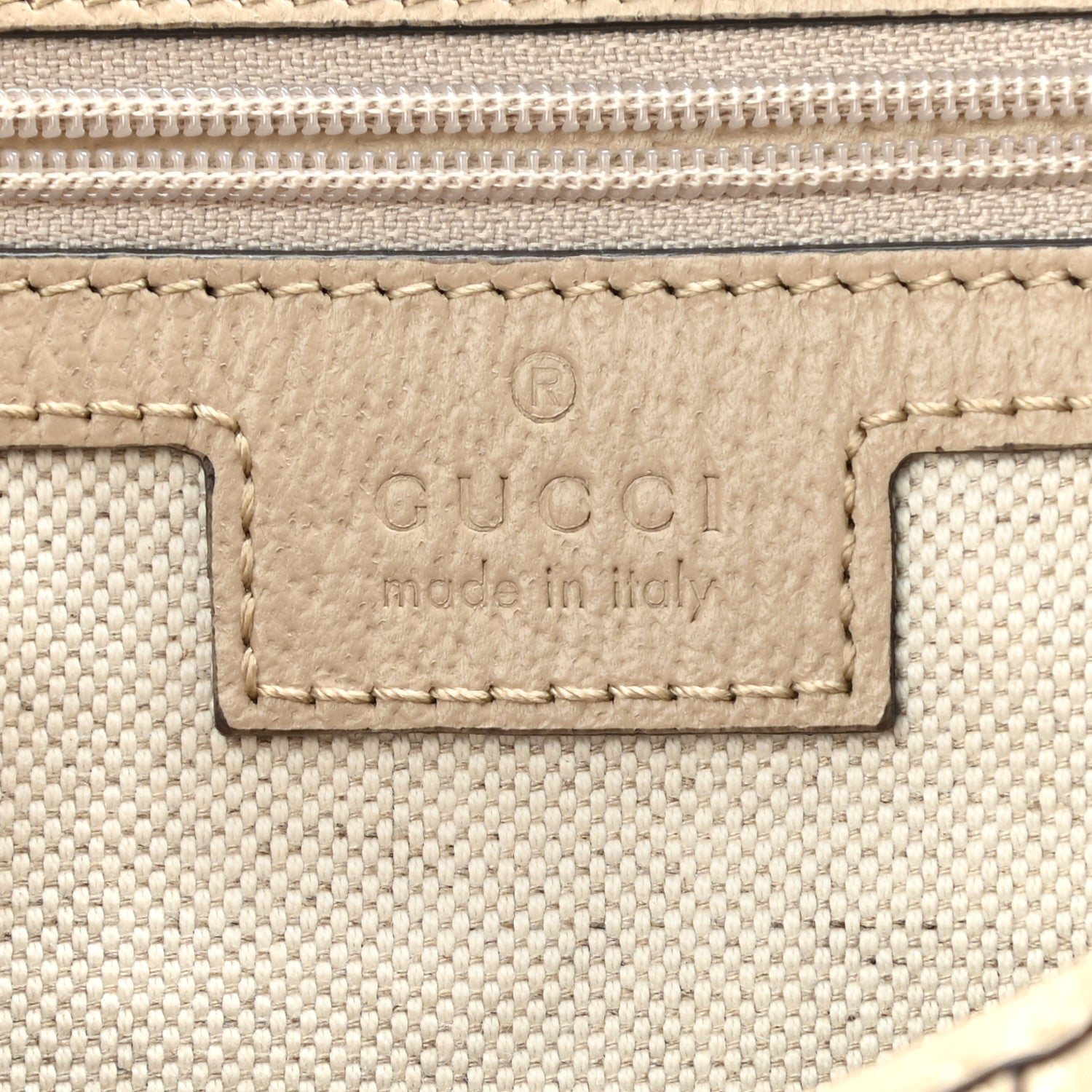 Gucci GG Supreme Monogram Web Toiletry Case Beige White 6 of 8