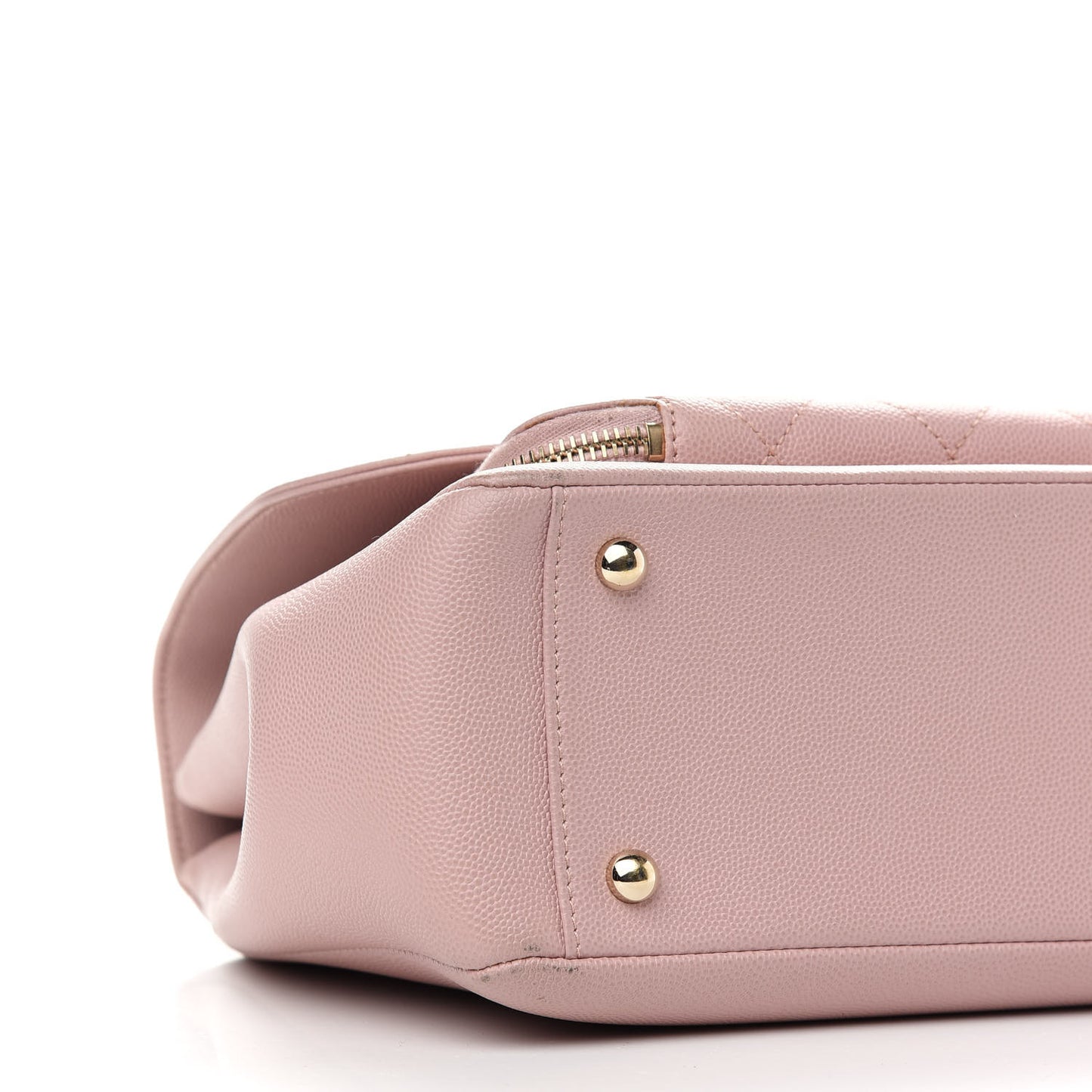 Caviar Quilted Large Business Affinity Flap Light Pink