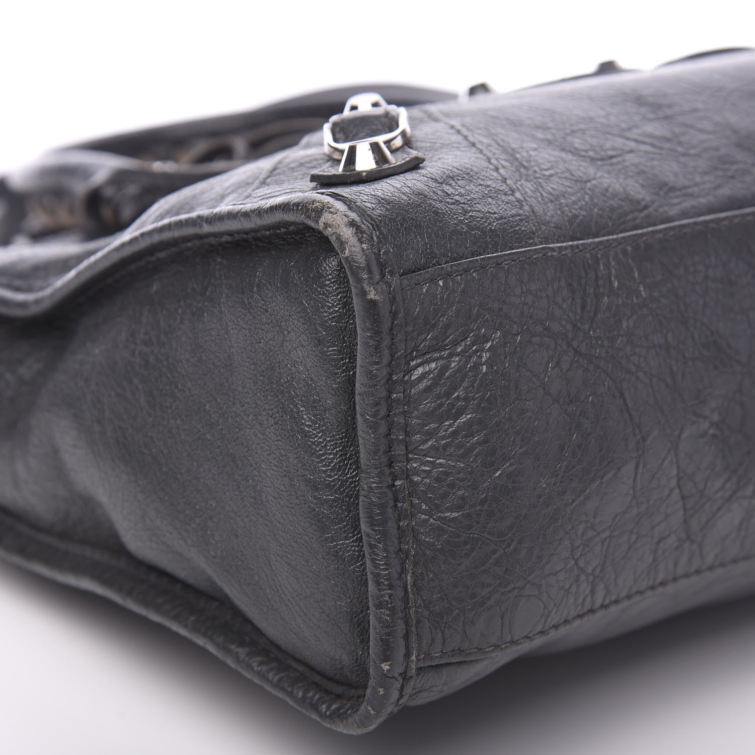 Balenciaga Agneau Classic Silver Hardware S City Gris Fossile 7 of 12