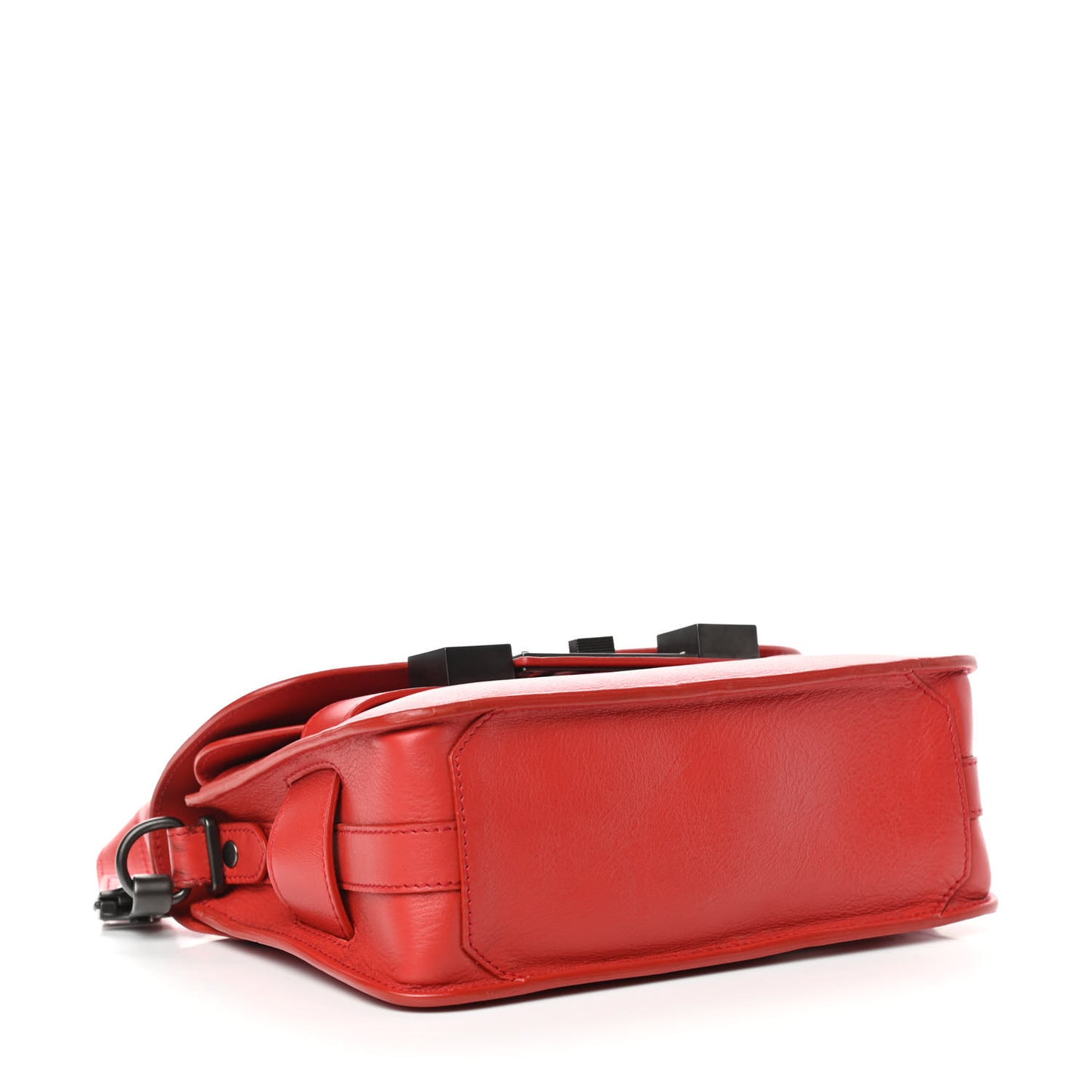 Calfskin Mini PS11 Classic Shoulder Bag Red