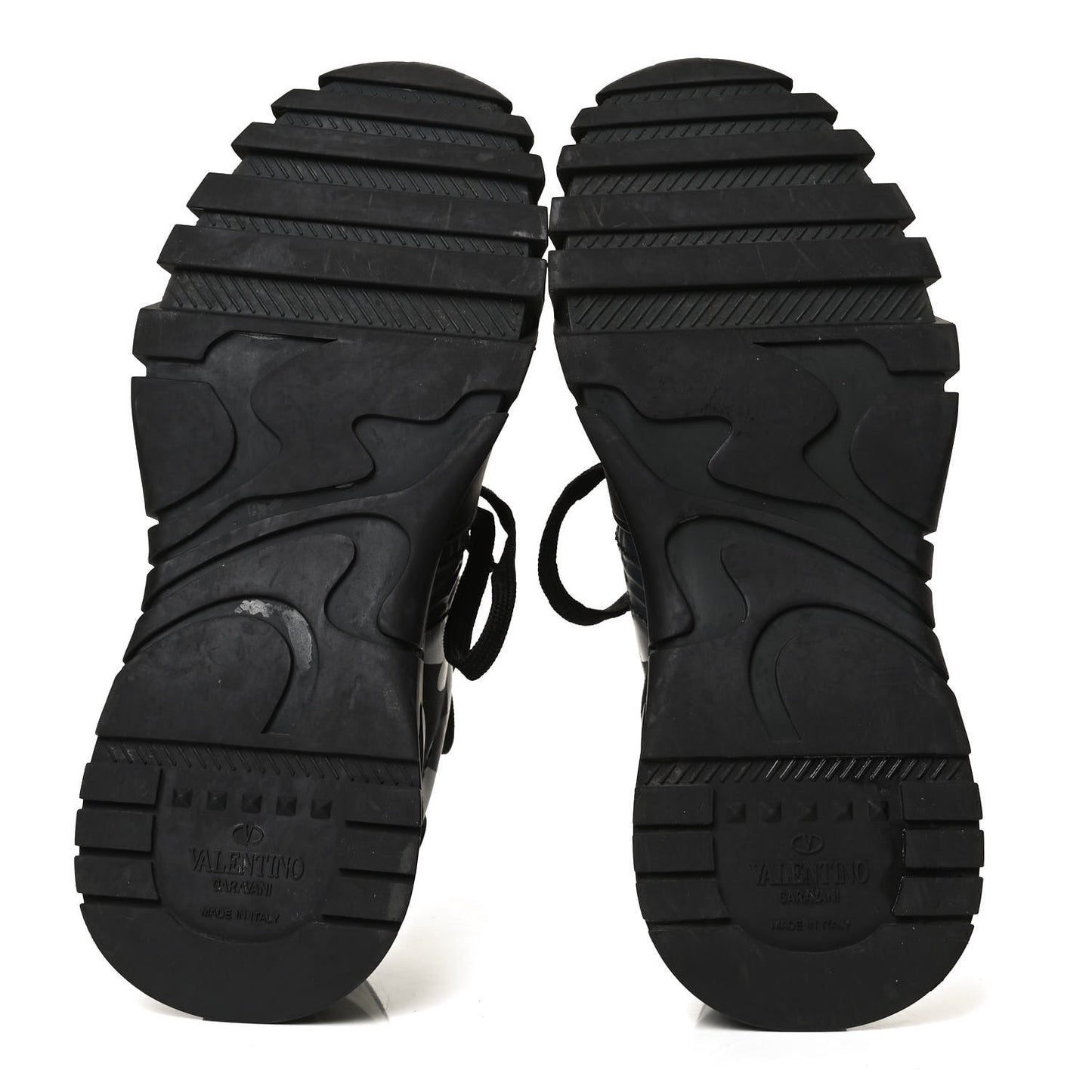 Nappa Suede Camouflage Womens Rockrunner Plus High Frequency Sneakers 41 Black