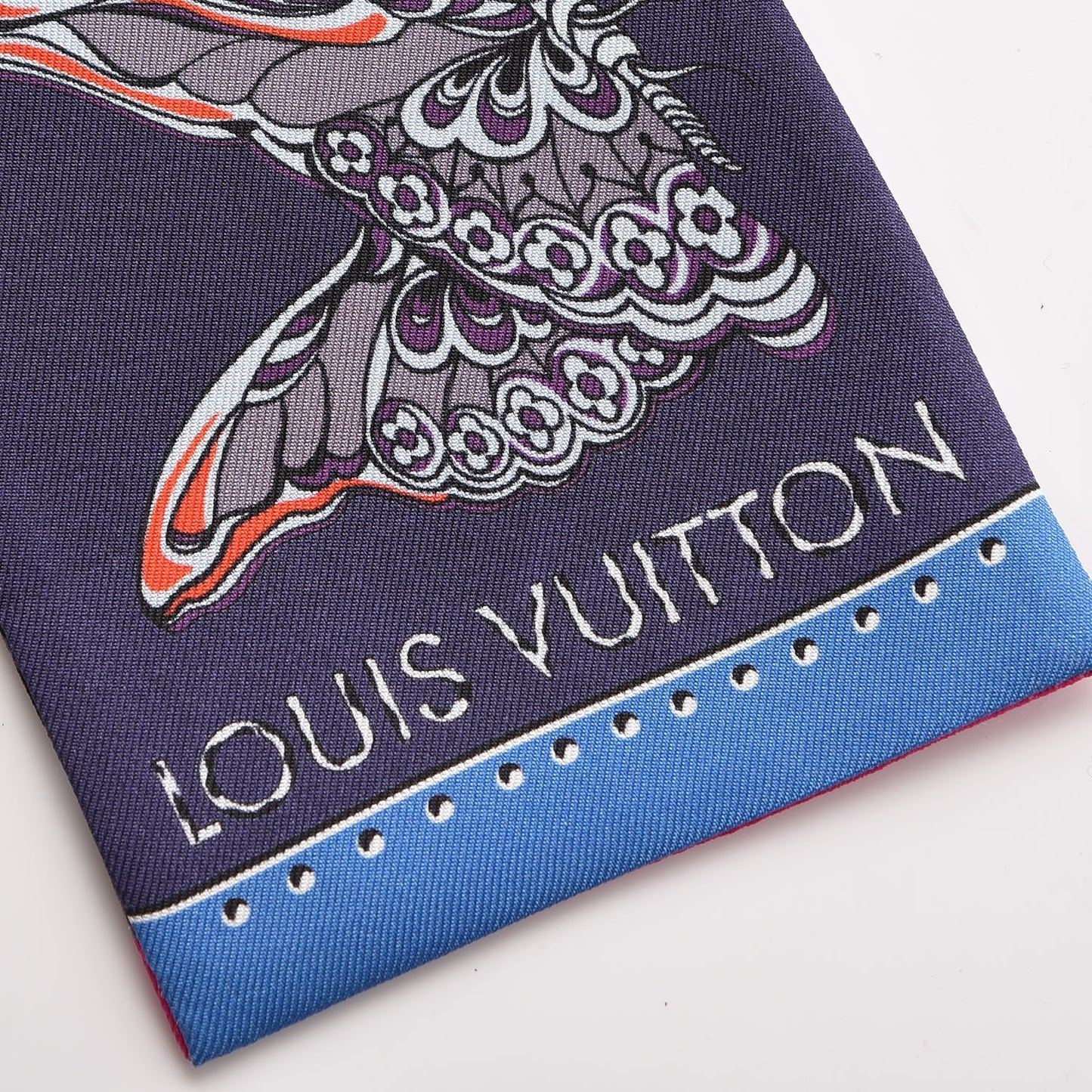 Silk Monogram World Of Love Bandeau Navy