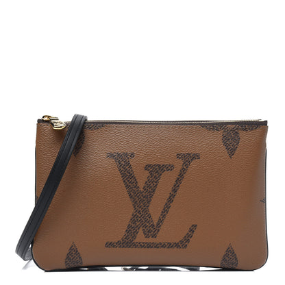 Louis Vuitton Reverse Monogram Giant Double Zip Pochette 1 of 5