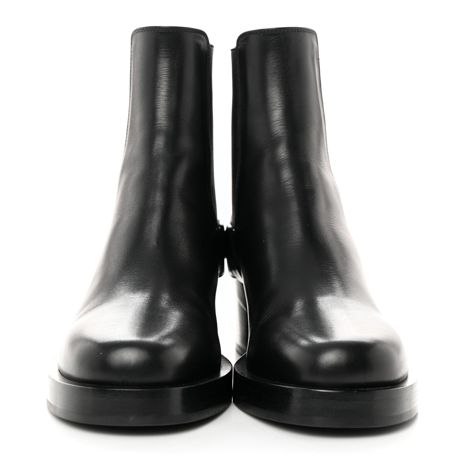 Valentino Garavani Calfskin VLOGO Flat Boots 36 Black 2 of 8