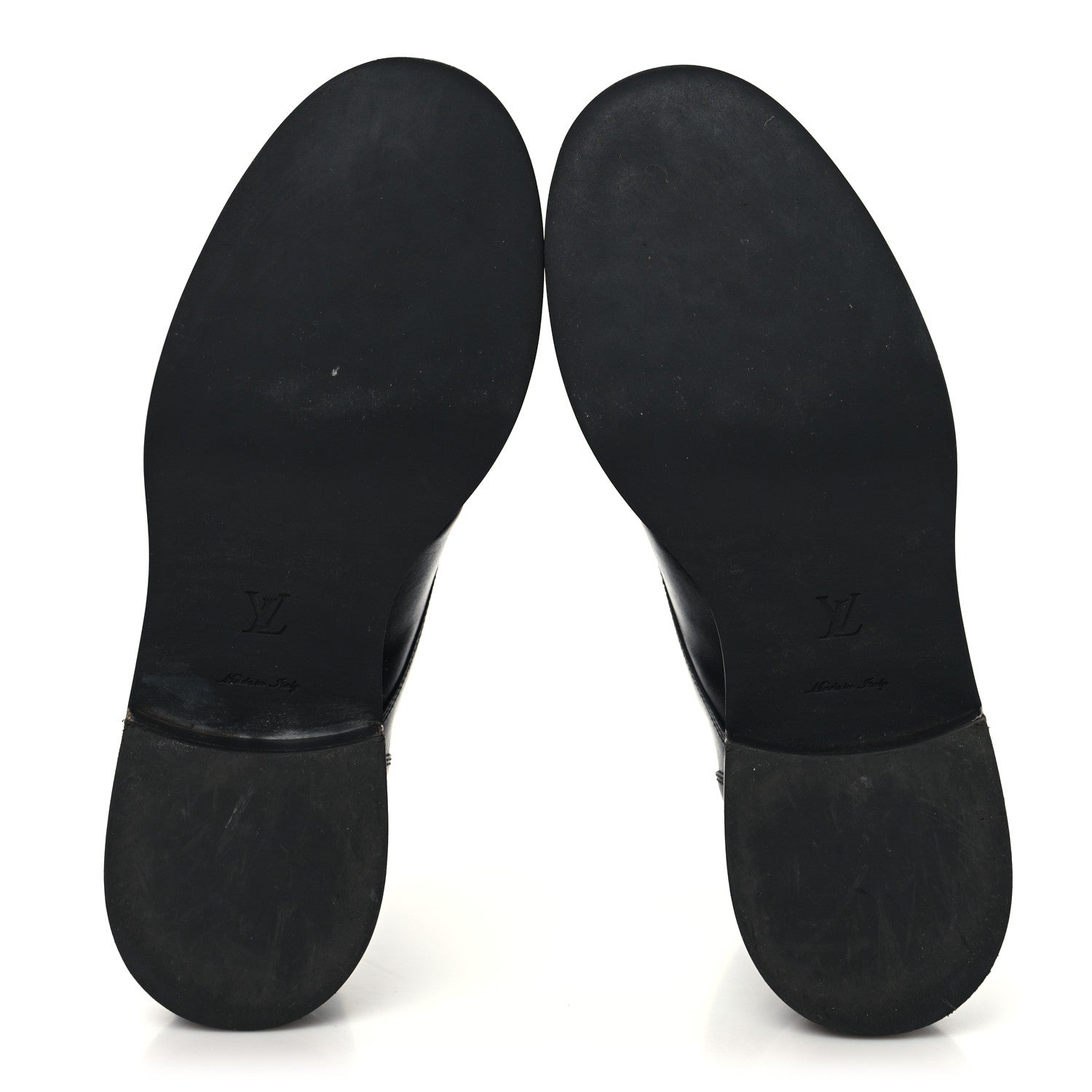 Louis Vuitton Calfskin LV Black Heart Flat Ranger Boots 37 Black 6 of 11