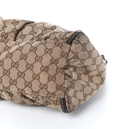 Gucci Monogram Large D Gold Hobo Dark Brown 9 of 17