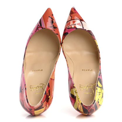 Christian Louboutin Patent Metrograf Pigalle Follies 100 Pumps 37.5 Multicolor 2 of 9