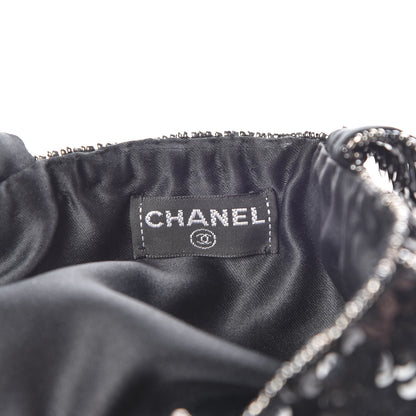 Chanel Sequin CC Evening Bag Black 8 of 12