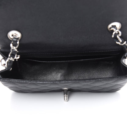 Chanel Iridescent Caviar Quilted Mini Rectangular Flap Black 7 of 9